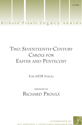 Book cover for Two Seventeenth-Century Carols for Easter and Pentecost