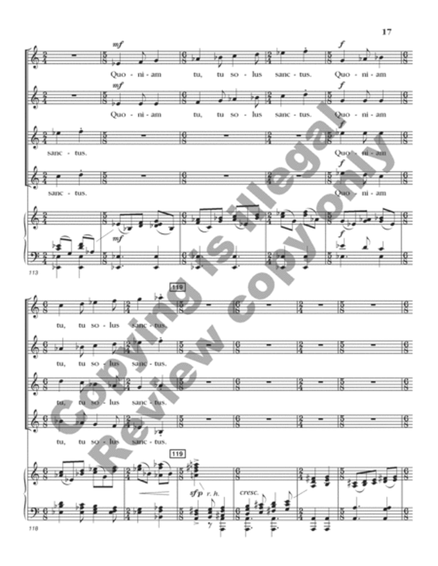 Gloria (Choral Score)