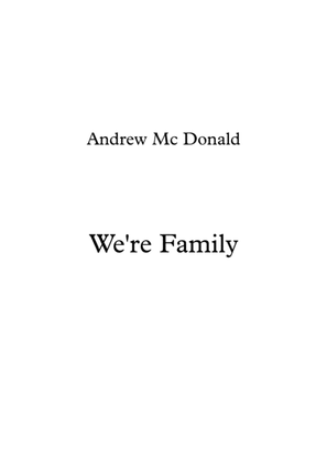 Book cover for We're Family