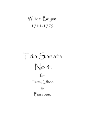 Book cover for Trio Sonata No.4