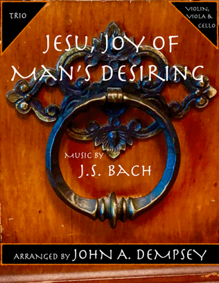 Book cover for Jesu, Joy of Man's Desiring (String Trio)