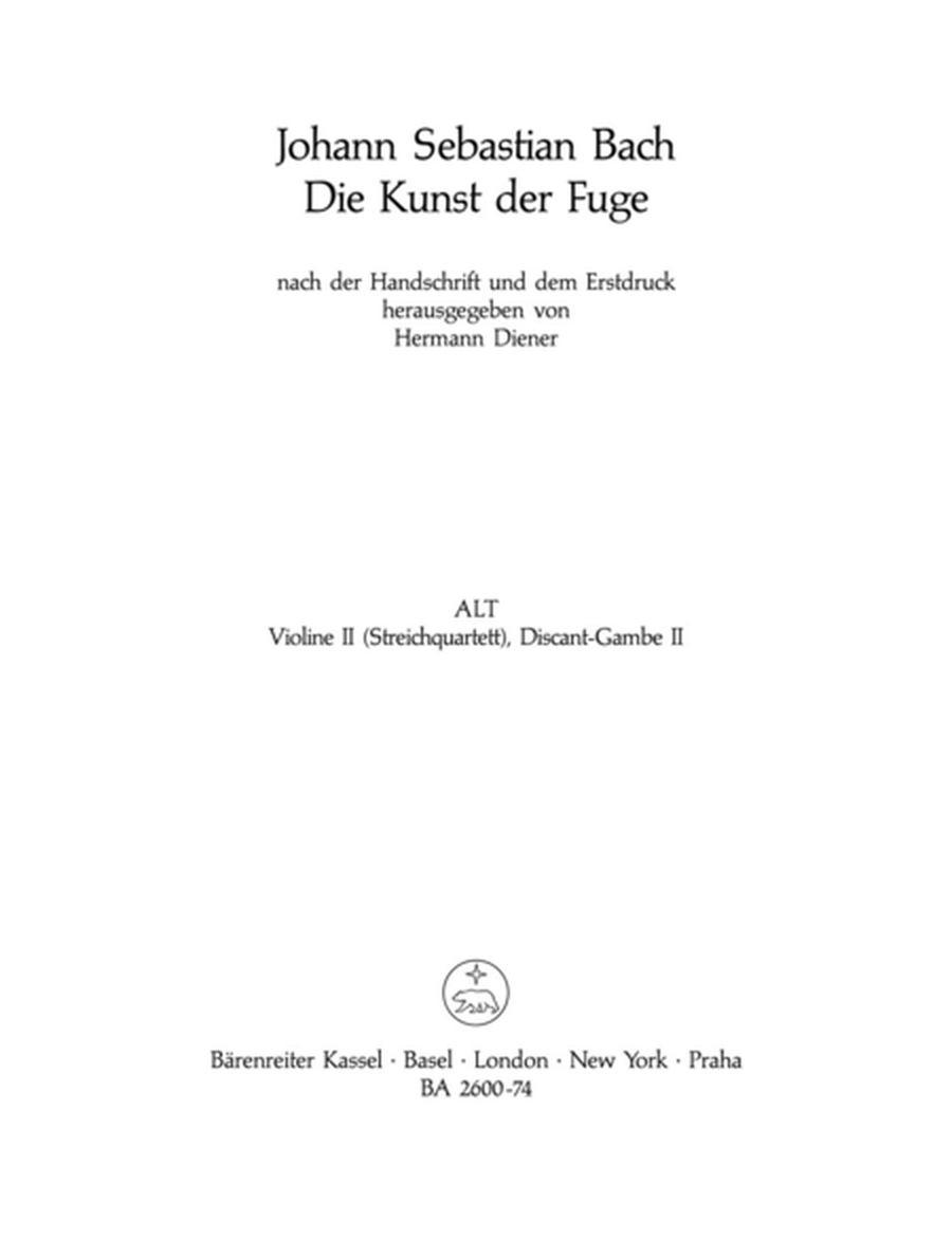 The Art of Fugue, BWV 1080