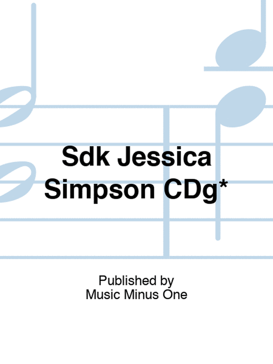 Sdk Jessica Simpson CDg*