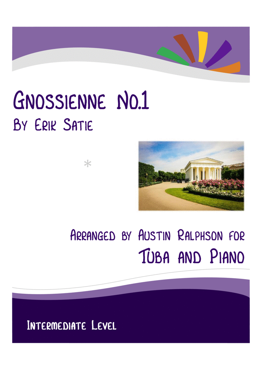 Gnossienne No.1 (Satie) - tuba and piano with FREE BACKING TRACK image number null