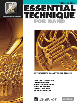 Book cover for Essential Technique for Band with EEi - Intermediate to Advanced Studies