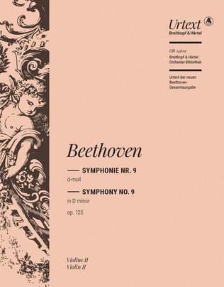 Book cover for Symphony No. 9 in D minor Op. 125