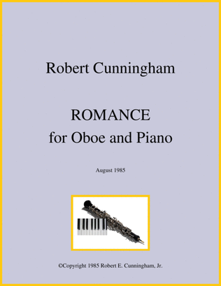 Book cover for Romance for Oboe and Piano