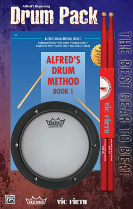 Book cover for Alfred's Drum Method, Book 1