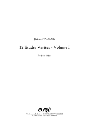 Book cover for 12 Etudes Variees - Volume I