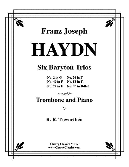 Six Baryton Trios for Trombone and Piano