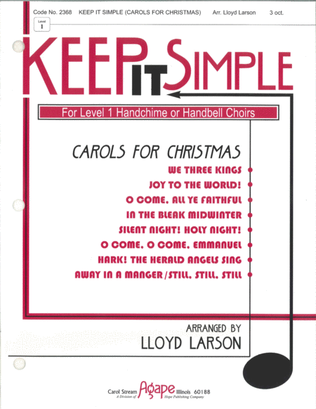 Book cover for Keep It Simple (Carols for Christmas)