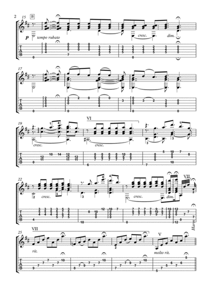 Tablature pour Claire De Lune pour Guitare arrangement intermédiaire  comment jouer Claude Debussy musique classique française tablature de cours  de guitare -  France