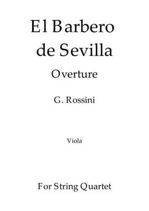 Book cover for El Barbero de Sevilla - G. Rossini - For String Quartet (Viola)