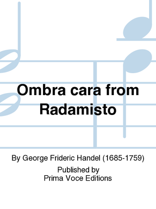Book cover for Ombra cara from Radamisto