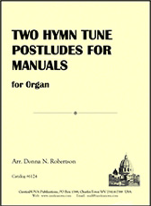 Book cover for Two Hymn Tune Preludes for Manuals