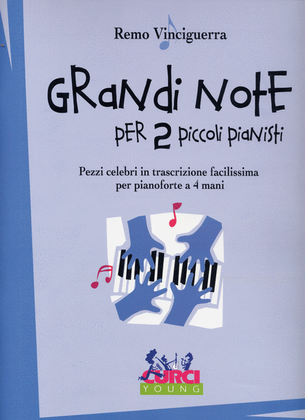 Book cover for Grandi note per due piccoli pianisti