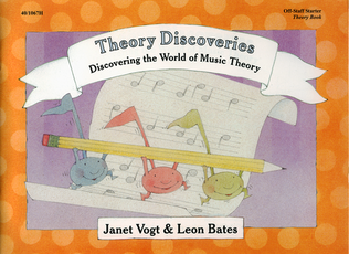 Book cover for Piano Discoveries Off-Staff Theory Book