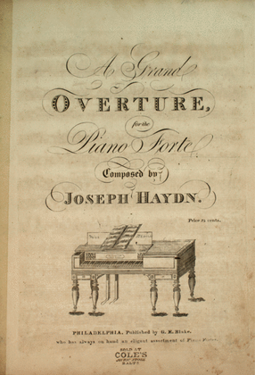 Book cover for A Grand Overture for the Piano Forte