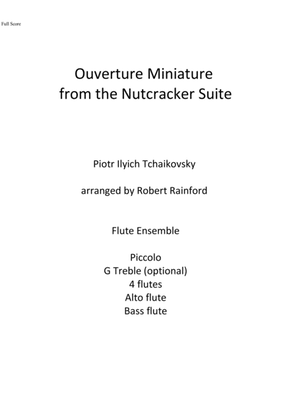 Book cover for Ouverature Miniature from the Nutcracker