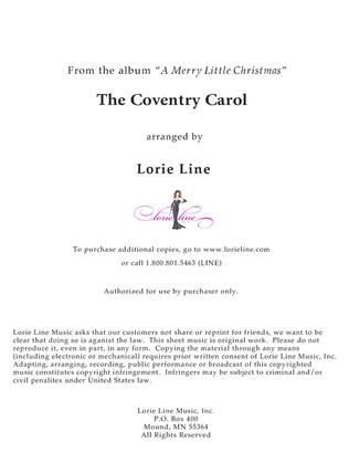 The Coventry Carol (from 2016 A Merry Little Christmas)