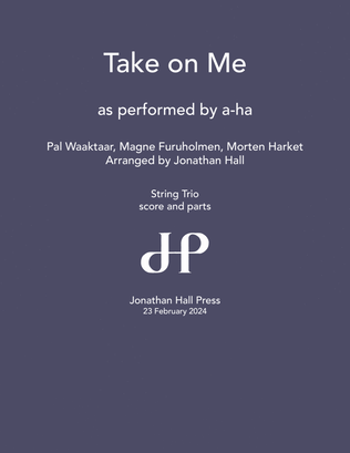 Book cover for Take On Me