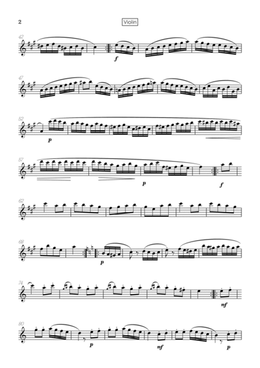 Rondo Alla Turca (Turkish March) • violin sheet music image number null