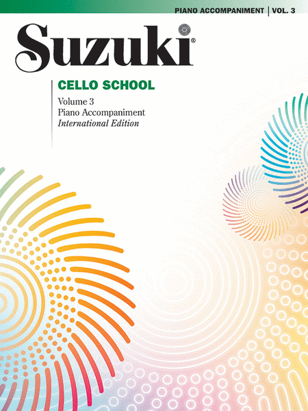Suzuki Cello School, Volume 3 - Piano Accompaniments
