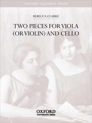 Book cover for Two Pieces for viola (or violin) and cello