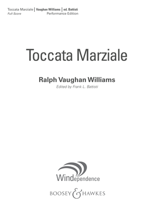 Book cover for Toccata Marziale - Conductor Score (Full Score)