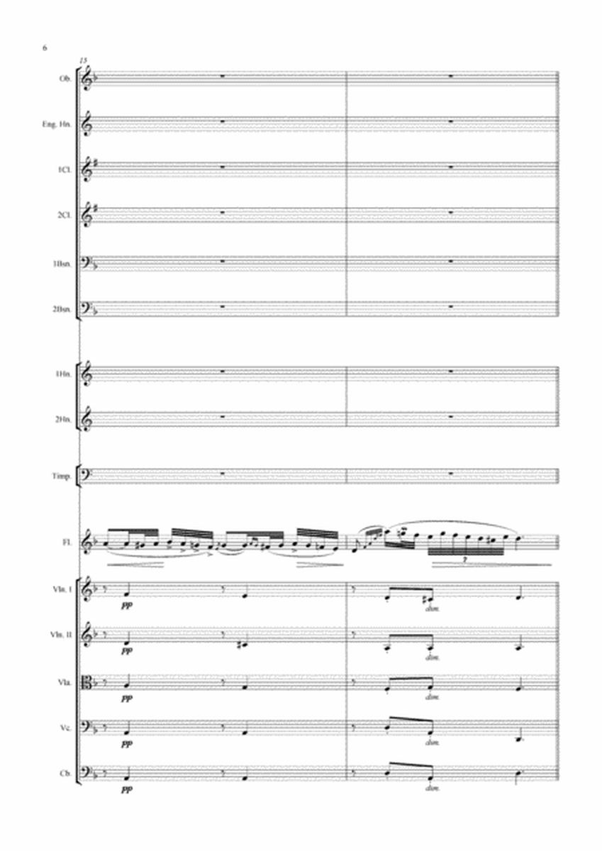 Fantaisie Pastorale Hongroise, op.26, for Flute and Symphony Orchestra (arr.), Full Score
