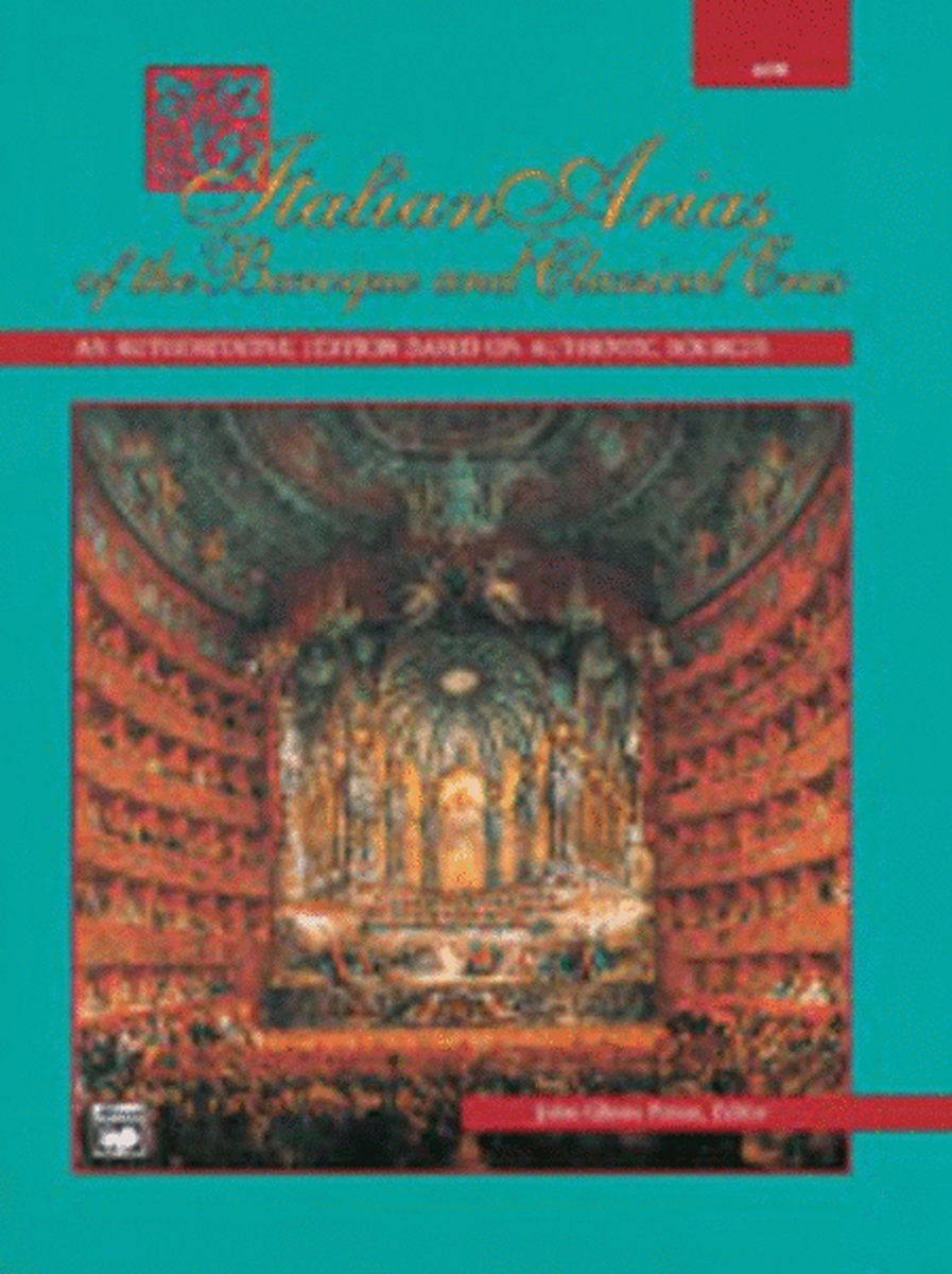 Italian Arias Of Baroque And Classical Eras Low