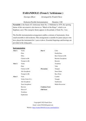 Book cover for Farandole (From L'Arlésienne ) (Orchestra/Concert Band Flexible Instrumentation)