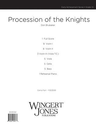 Book cover for Procession of the Knights