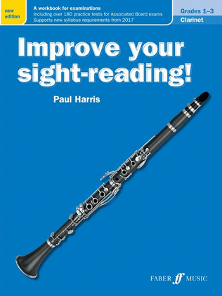 Book cover for Improve Your Sight Reading! Clarinet Grade 1-3