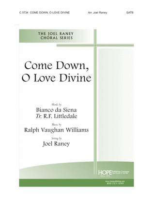 Book cover for Come Down, O Love Divine