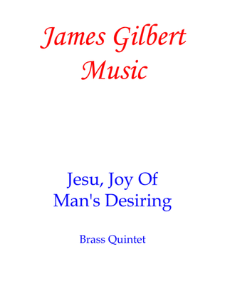 Book cover for Jesu, Joy Of Man's Desiring