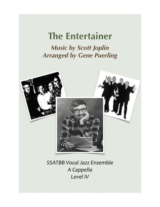 Book cover for The Entertainer - SSATBB A Cappella