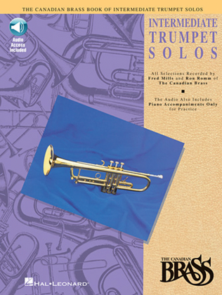 Book cover for Canadian Brass Book of Intermediate Trumpet Solos