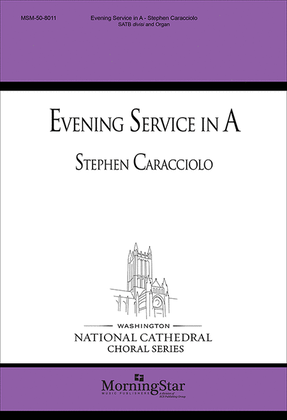 Book cover for Evening Service in A