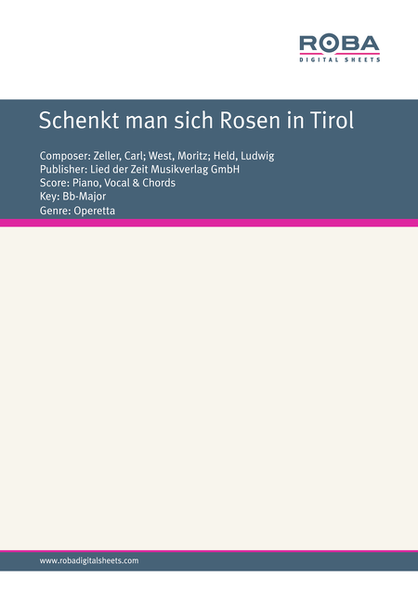 Schenkt man sich Rosen in Tirol