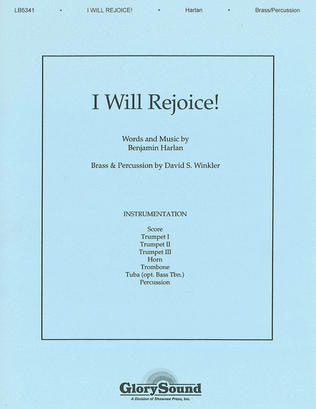 Book cover for I Will Rejoice