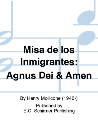 Book cover for Misa de los Inmigrantes: Agnus Dei & Amen