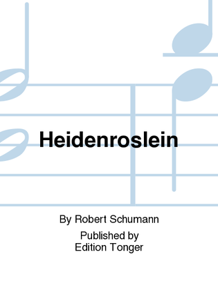 Book cover for Heidenroslein