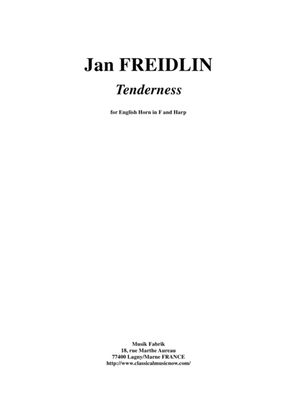 Book cover for Jan Freidlin: Tenderness for english horn and harp