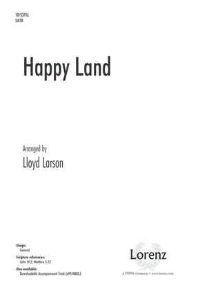 Book cover for Happy Land