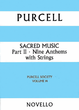 Book cover for Sacred Music Part 2: Nince Anthems