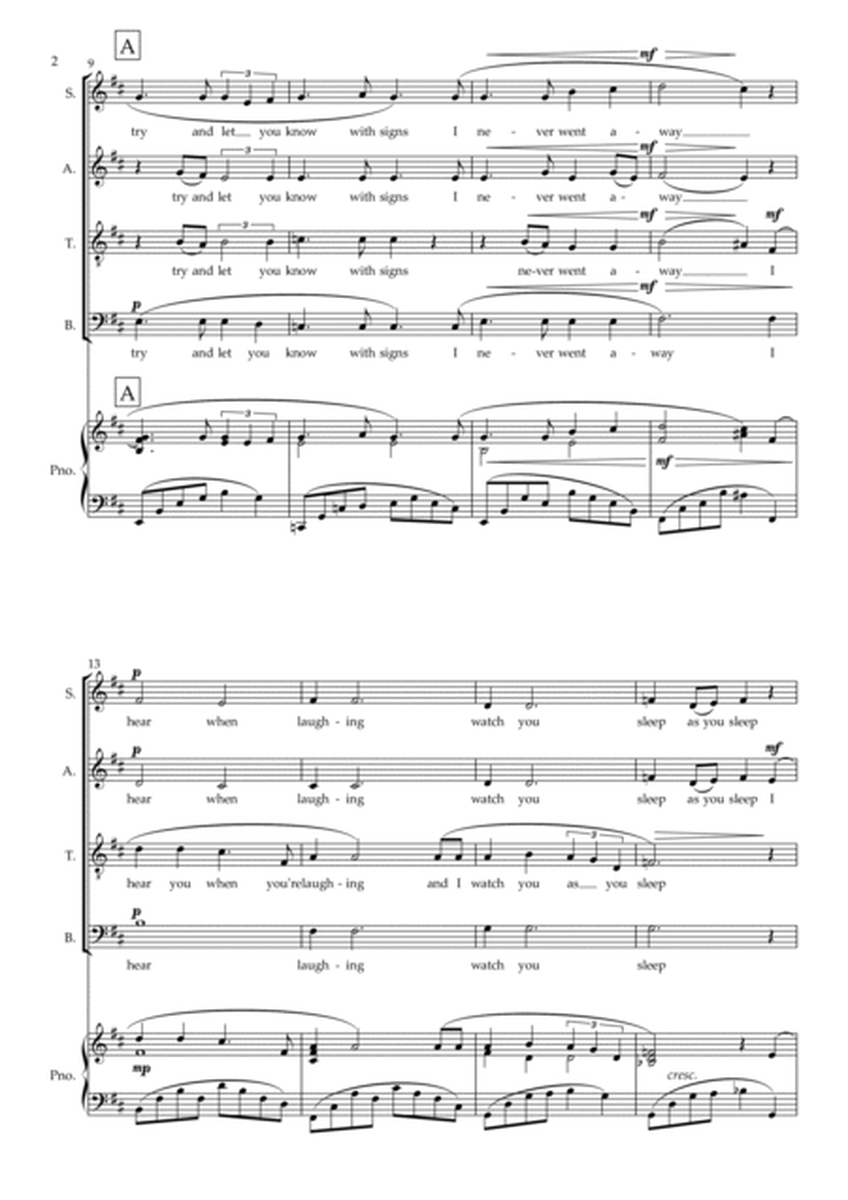 "As I Sit In Heaven" for SATB choir with piano accompaniment image number null