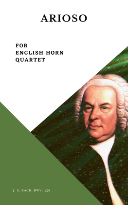Book cover for Arioso Bach English Horn Quartet