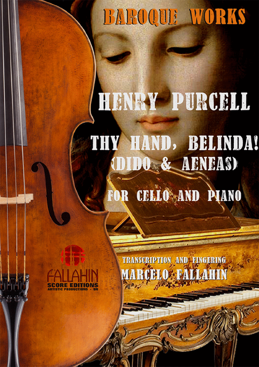 THY HAND, BELINDA! (FROM DIDO & AENEAS) - HENRY PURCELL - FOR CELLO AND PIANO image number null