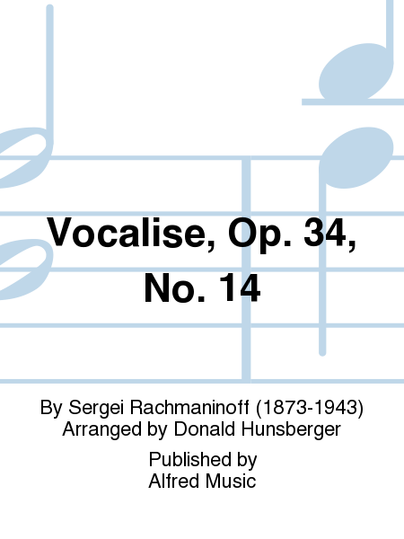 Vocalise, Op. 34, No. 14